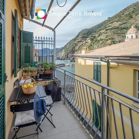 Gemma With Ac & Sea View Balcony * Vernazza